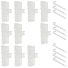 Bordure de jardin avec piquets de fixation solides, pour-Blanc