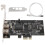 Scheda FireWire PCI-E PCI Express, con cavo FireWire, per video, ecc. 2