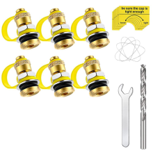 Kit di sfiato per taniche di carburante (confezione da 6), compatibile con tutti i serbatoi di carburante.