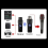 Convertitore per microfono wireless UHF XLR, trasmettitore ricaricabile 48V 1
