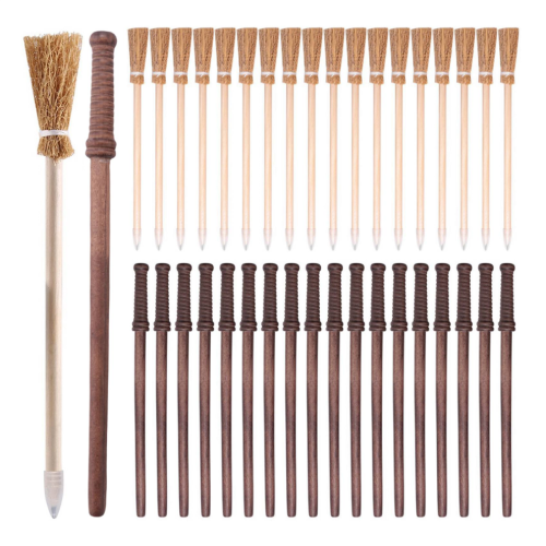 36Pcs Pencils and Witch Broom Pencils