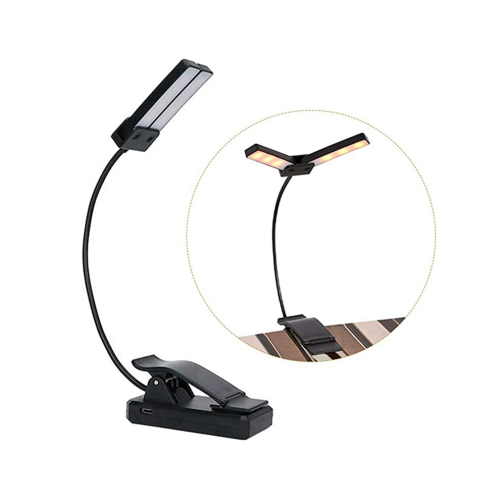 Double-Headed Rechargeable, Music Stand Light, Clip-on Stand Light 1