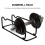 Small Dumbbell Stand Rack, Compact Steel Rack Barbell Storage Rack 2
