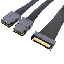 Adattatore per server PCIE 5.0 da MCLO X8 MCIO 8i (74P) a doppio SFF-8087.
