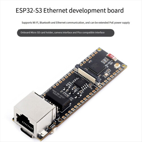 ESP32-S3 ETH Camera Development Board for Raspberry Pi Pico Size,A 2