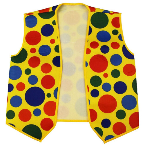 5-pack clownkostymset clownperuk näsväst 2