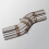 Motorcycle Exhaust Modify Middle Link Pipe for TRK 502X 2