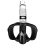 Masque de plongée pliable avec support pour caméra, noir 3