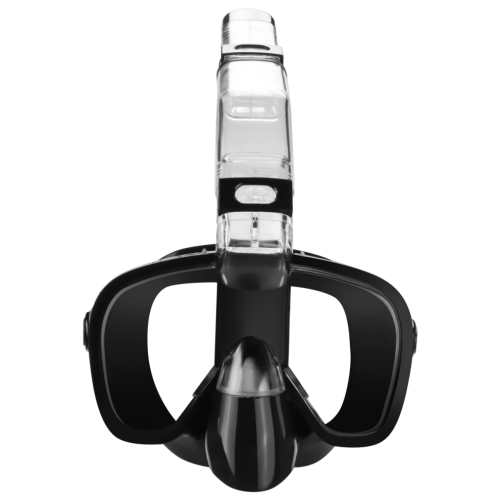 Masque de plongée pliable avec support pour caméra, noir 2