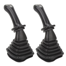 2Pcs 3 Button Excavator Joystick Handles with Dust Cover for Doosan
