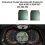 2 st för motorbåtsinstrument LCD-displayklusterskärm 4
