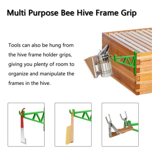 Beehive Frame Holder Beehive Hanger Apiarist Tool Accessory Green 1