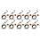 10Pcs Fluorescent Cable Tie Organizer Storage Cable Tie Holder 1