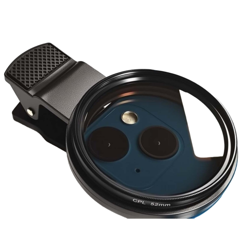 Filtre CPL à clipser pour objectif de téléphone portable
