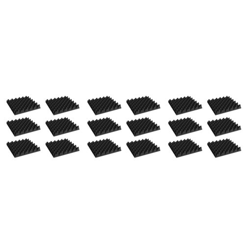 6 Pack Self Adhesive Acoustic Foam Panels Reduce for Studio,Etc 2