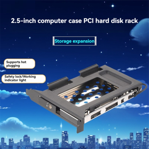 Slot PCI per rack mobile, supporto per HDD e SSD SATA da 2,5 pollici 1