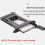 Slot PCI per rack mobile, supporto per HDD e SSD SATA da 2,5 pollici 3