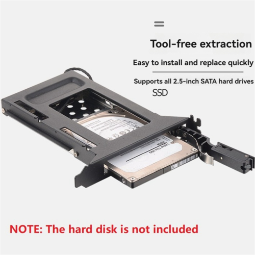 Slot PCI per rack mobile, supporto per HDD e SSD SATA da 2,5 pollici 2