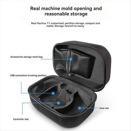 Storage Bag for PS VR2 Helmet Handle Host Protective Case Grey 2