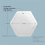 8 Pack Self-Adhesive Hexagonal Acoustic Panel,White 3
