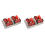 2Pcs 150W 3Way Audio Speaker Crossover Treble+Midrange+Bass Crossover 1