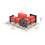 2Pcs 150W 3Way Audio Speaker Crossover Treble+Midrange+Bass Crossover 4