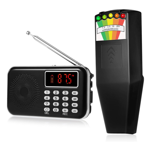 2pcs Equipment Kit Include LED EMF Meter Magnetic Field and Device