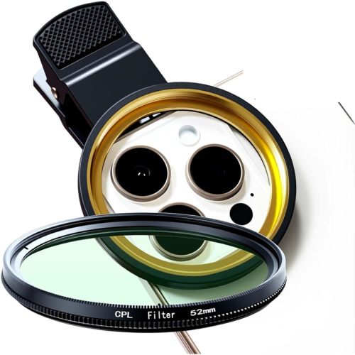 Filtre CPL à clipser pour objectif de téléphone portable 1