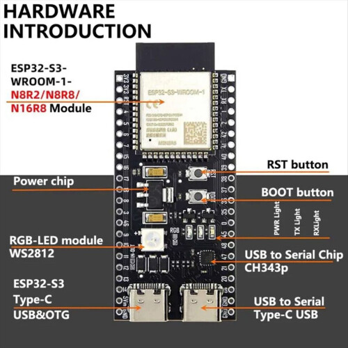DeepsSeek Voice Chat Robot ESP32-S3 Breadboard-Kit, DIY Kit 1