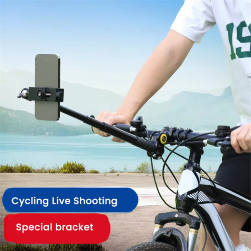 Supporto per cellulare da bicicletta per GoPro Max, Hero 10 e Insta360 X2 Action Camera 1