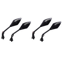 1 Paar universelle LED-Blinker für Motorräder, 5 Farben, Rückspiegel