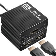 8K 2.1 splitter 8K 60Hz 4K 120Hz voor pc
