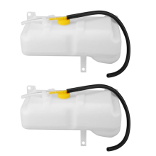 Car Coolant Overflow Bottle Reservoir Tank Dual Pipe Tank for
