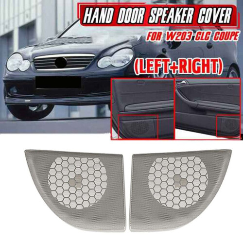 2Pcs Car Speaker Cover for -Class Coupe W203 2008-11 1