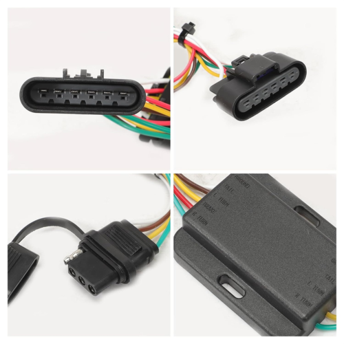 4 Way Trailer Wiring Harness Flat Output for 1