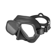 Masque de plongée anti-buée avec protection nasale, masque de plongée noir