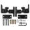 Speaker Wall Mount Bracket,Zinc Alloy Universal Surround Sound(2 PCS) 1