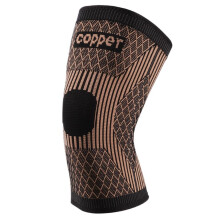 Kniebandage mit Kompressionsfunktion für Laufen und Gewichtheben, atmungsaktives Material, Größe M,