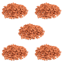 1000 piezas de mini ladrillos para paisajismo, ladrillos en miniatura, escala 1/35