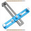 Handle Punching Positioner Installation Tool Blue+Gray 2