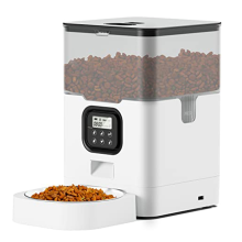 Distributore automatico di cibo secco per animali domestici, spina europea.