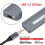 Boîtier SSD NVMe M.2 20 Gbit/s USB 3.2 Gen 2x2 Type C 4