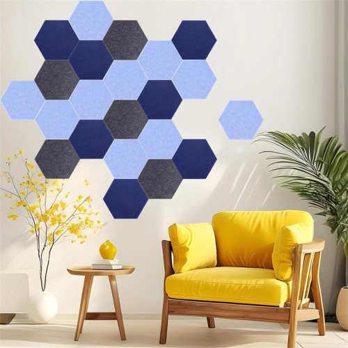 12 Pack Self-Adhesive Acoustic Panels,Soundproof Wall Panels B 1