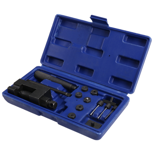 Motorcycle Splitter Heavy Chain Breaker Cutter Riveter Tool Kit