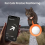 Bärbart mini-GPS-spårningssystem för Hitta min app Tagglokalisering A 4