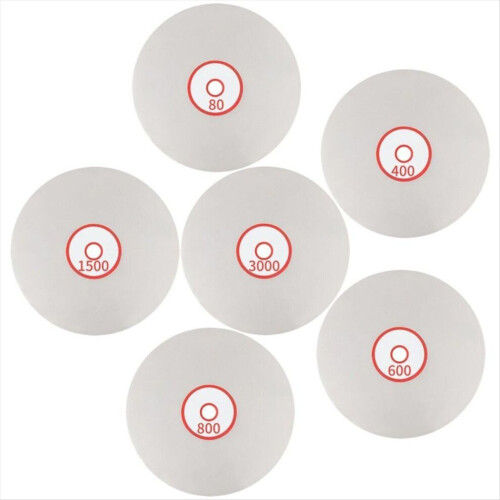 Diamond Polishing Disc Set 6 PCS, 6Inch Diamond Flat Lap