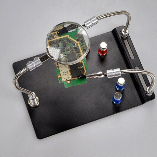 Welding Soldering Magnifier with PCB Holder for Welding Station 2
