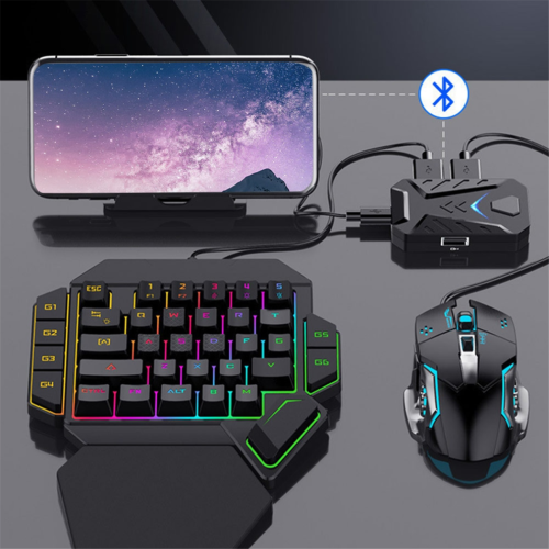 Portable Mobile Gaming Keyboard Mouse Converter Adapter 2