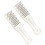 2 pieces fish scale scraper with plastic handle and steel teeth 1