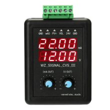 Einstellbarer 4-20 mA Signalgenerator, 24 V Strom- und Spannungssender
